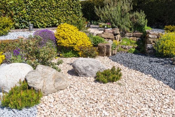 Decorative Gravel Installation in Utica