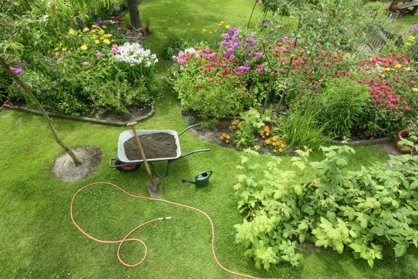 Flower Bed Construction in Utica