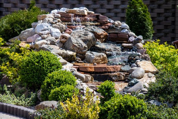 River Rock Landscaping in Utica