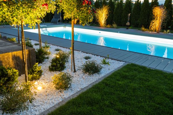 Pool Landscaping Service in Utica
