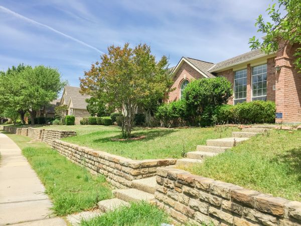 Sloped Yard Landscaping in Utica