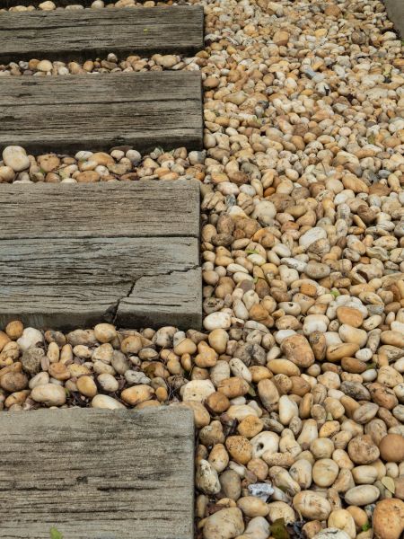 Pea Rock Installation in Utica