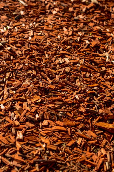 Cedar Mulch Spreading in Utica